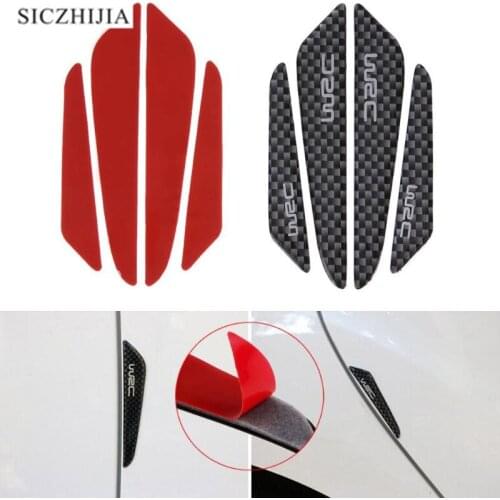 4x carbon fiber car door edge protection for Subaru Forester Outback Legacy Impreza XV BRZ