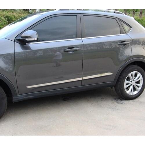 4pcs for MG GS 2015-2019 Car door Collision avoidance Curettage decoration sticker stainless steel