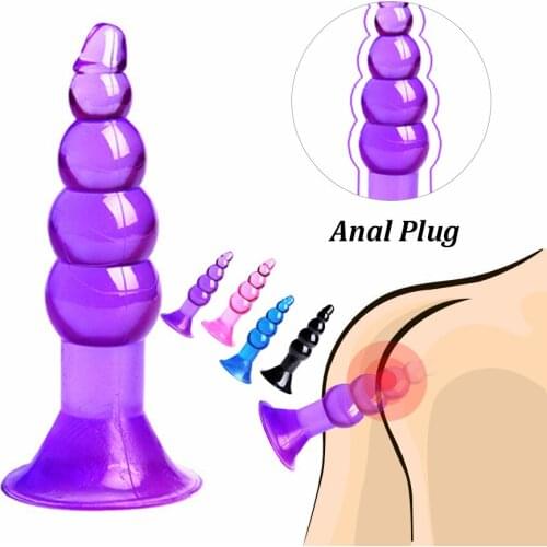 A20 For Women Men Anal Plug Silicone Anal Beads Balls For Adult Sex Toy Couples SM Enema Enema Plugs 2020 Hot Sales