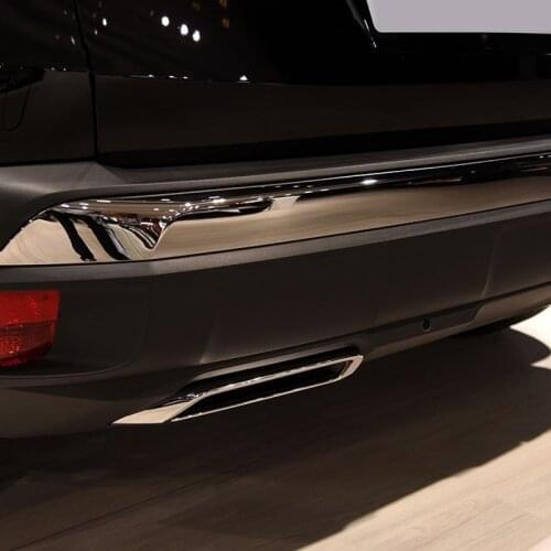 Car Accessories for Peugeot 3008 5008 Allure 2017 2018 2019 ABS Rear Exhaust Muffler Tail End Pipe Replacement Kit 2pcs