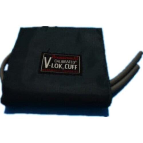 Free Shipping Reusable Adult V-LOK Double Tube NIBP CUFF V-LOK Arm blood pressure monitor nibp cuff Arm Cuffs Connector 27-35cm