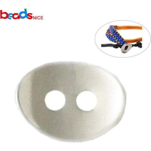 Beadsnice Sterling Silver Bracelet Clasp for DIY Crafting Oval Buckle for Bracelet Making Jewelry Connector Jewelry Finding24498