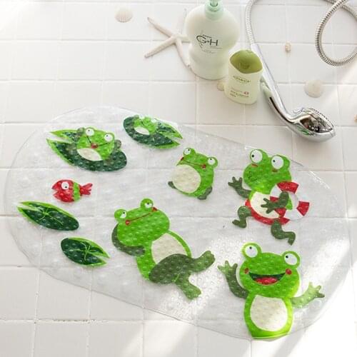 Childrens bathroom non-slip mat frog Bathroom mats Pregnant women cartoon door carpet Bathtub massage Ottomans Door carpet