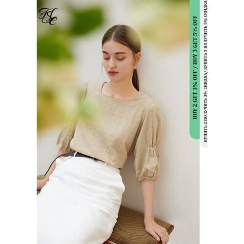 Женские летние рубашки FANSILANEN China At AliExpress