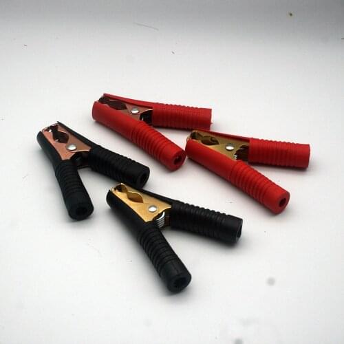 Hot Car Alligator Clips Battery Clamps Crocodile Clip 100A Red+Black