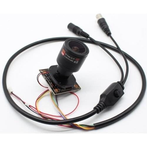 HD 1080P 2mp AHD TVI CVI 3in1 CCTV Camera Module CMOS PCB main board Support UTC with 2.8-12mm lens cable ircut
