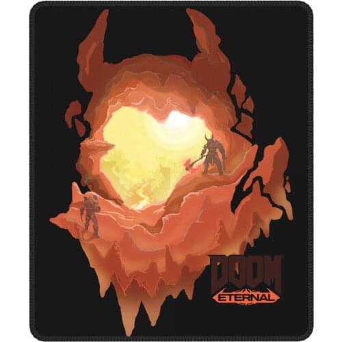 Marauder Hell Doom Eternal Funny Mouse Pad Doomguy Doom Slayer Cacodemon Non-Slip MousePad Rubber Gamer Computer Laptop Pad