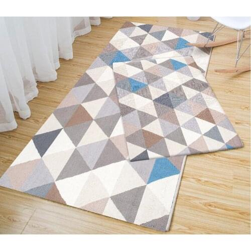 Geometric Style Mat Bedroom Bathroom Home Door Mat Nordic Modern Carpet Polyester Rug And Carpets For Living Room Floor