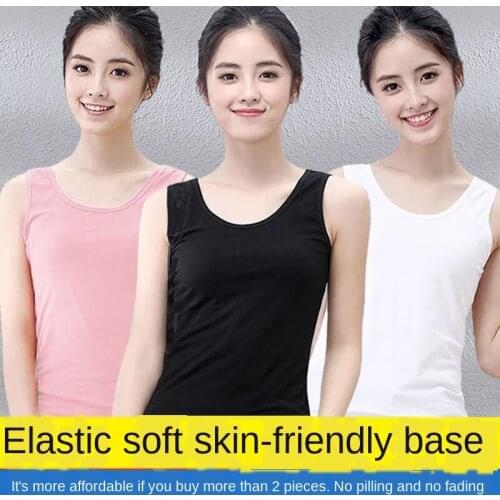 Summer Style Soft Cotton Women Tank Top Fitness Sexy Sleeveless Sport T Shirt Elegant Lady Bottoming Tees Streetwear White Tanks