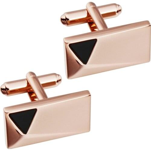 HAWSON Fashion Cufflinks for Men Square Jewelry Cuff Links with Crystal Wedding Dress Jewelry Cuff Button with Nice Box