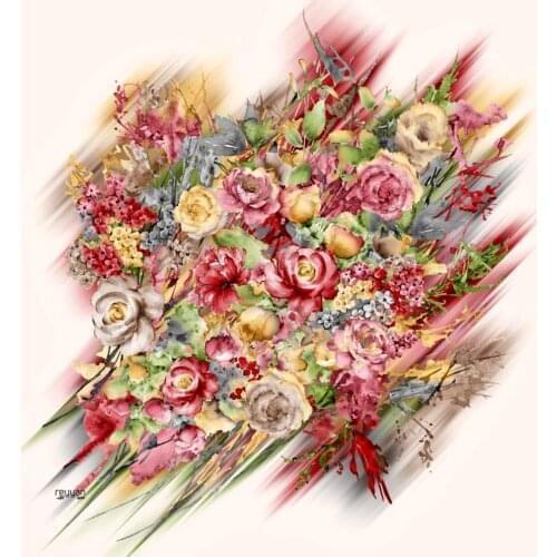 REYYAN SILK TEXTURED OYALIK WRITING-11-RENK-18