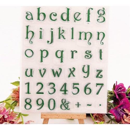 14x18cm Hot Green letters Transparent Clear Stamps Silicone Seals Roller Stamp DIY scrapbooking photo album/Card Making