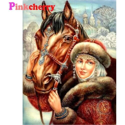 Fairytale art,Russian folk art 5D Square Round DIY Diamond Painting kits Diamond Embroidery Cross Stitch mosaic Decor