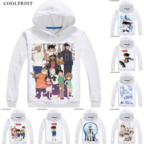 Detective Conan Meitantei Konan Hoodies Men Hip Hop Long Sleeve Hoodie Jimmy Kudo Rachel Moore Cosplay Motivs Anime Sweatshirts