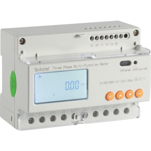Three phase din rail Energy Meter with max demand ADL3000-E