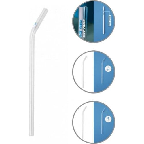 BPA Free High Quality Bent Straight Reusable Glass Straws Glass Juice Straws Reusable for Home