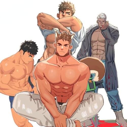 Japanese Sunshine Boy Gay Diy Anime Anti-UV Car Sticker Decal Decor Waterproof Motorcycle Off-road Laptop Trunk Guitar PVC Vinyl