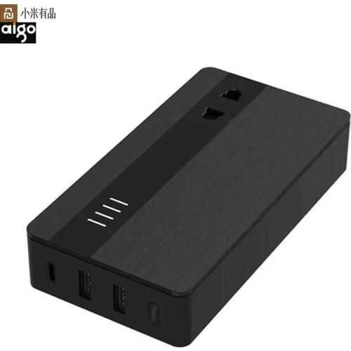 Youpin Aigo Mix Charger 3in1 USB-C 18W Quick Charger /Protable 3 USB Port Socket/ 5000mAh Power Bank For iPhone ipad for Xiaomi