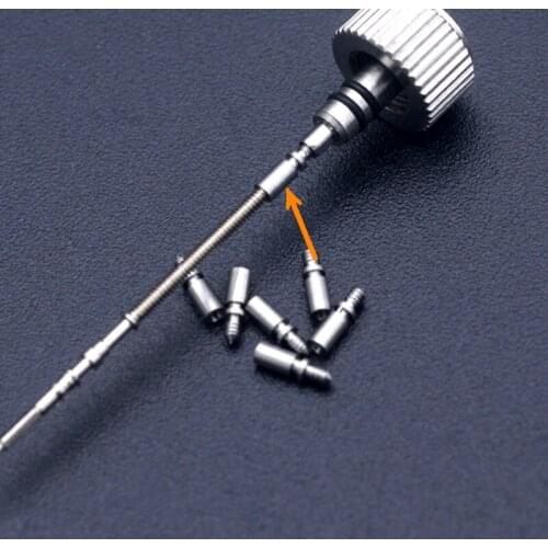 10/20PCS 0.9mm Watch Winding Stem Crown Connector Adapter Changer For Watch Repair fit 7s26 8215 8205 4R36 nh35 nh36 movement