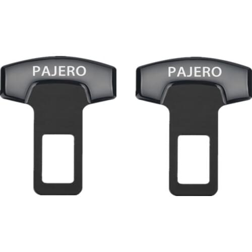 2PCS Car Belt Buckles Car Seat Safty Belt Alarm Canceler Stopper for Mitsubishi Pajero 2 3 4 Accessories Car Styling