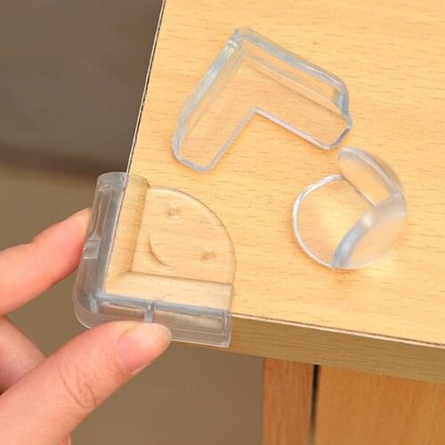 4pcs Child Baby Safety Silicone Protector Table Corner Edge Protection Cover For Children Safety Kids Anticollision Guards