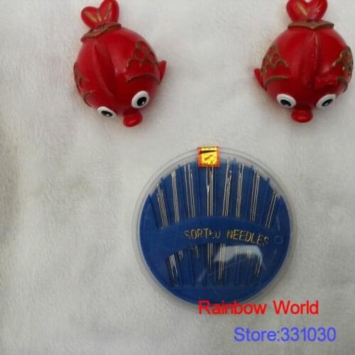 5 Pieces Assorted Hand Sewing Needles Embroidery Mending Craft Quilt Sew Case DIY tools