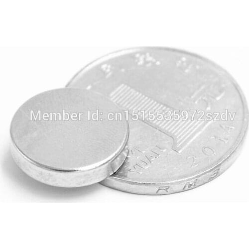 50pcs Strong Round Dia 15mm x 3mm N35 Rare Earth Neodymium Magnet Art Craft Fridge 15x3mm