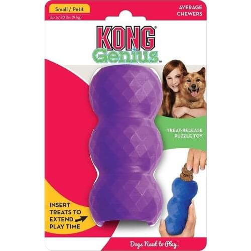 S-Size KONG Genius Mike Dog Toy, Color Varies