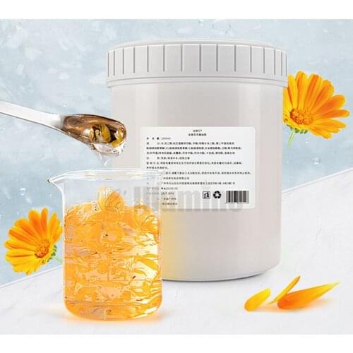 Calendula Petal Mask 1kg Tender Skin Replenishing Water Shrink Pores Cosmetics OEM Beauty Salon Skin Care Mask