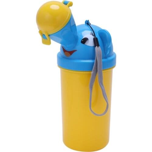 Cute Baby Boy Portable Urinal Travel Car Toilet Kids Vehicular Potty