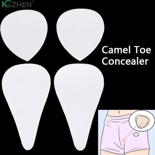 Reusable Medical Grade Silicone Camel Toe Concealer Traceless Invisible Adhesive Concealer Cover Feminine Lines For Women