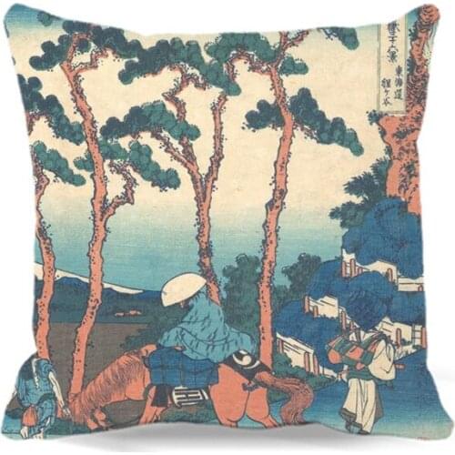 Fashion Cotton polyester Square Pillow Cover Cushion Cover 9 Style Illustration Home Decorative Throw Pillow cases 18" 5 size