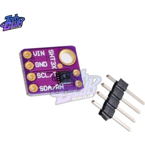 -40° to 125°C Temperature SHT31-D Humidity Sensor Module Microcontroller IIC I2C Breakout Weather 3V 5V Compliant For Arduino