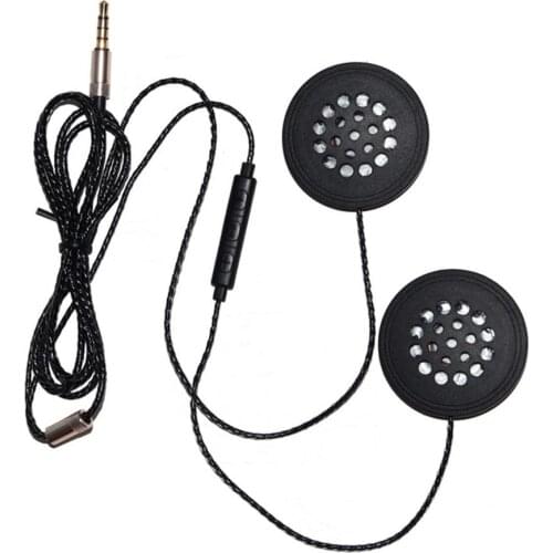 Motorcycle Helmet Headset Headphone Speakers Support Hands-free Calling for Ios Android MP3 computer and 3.5mm Audio equipment