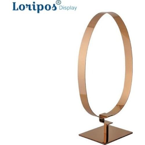 Stainless Steel Belt Display Frame For Men Leather Belt Holder Display Rack Table Belt Riser Bracket Exhibition Metal Shelf Rack