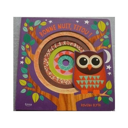 Parent Child Kids Toddler Baby French Book Early Education Enlightenment Learning Reading 3D Cardboard Book Age 0-3