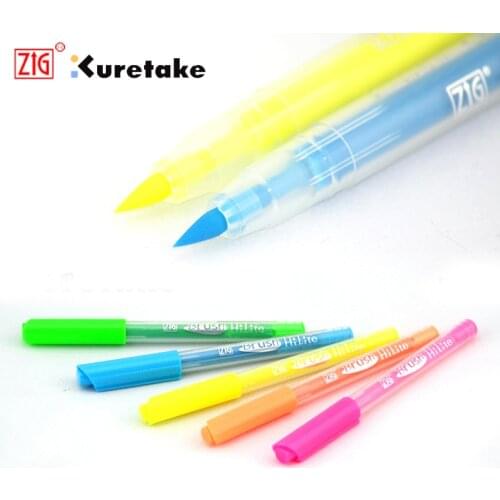 ZIG Kuretake Brush Pen Highlighter HI LITE Japan