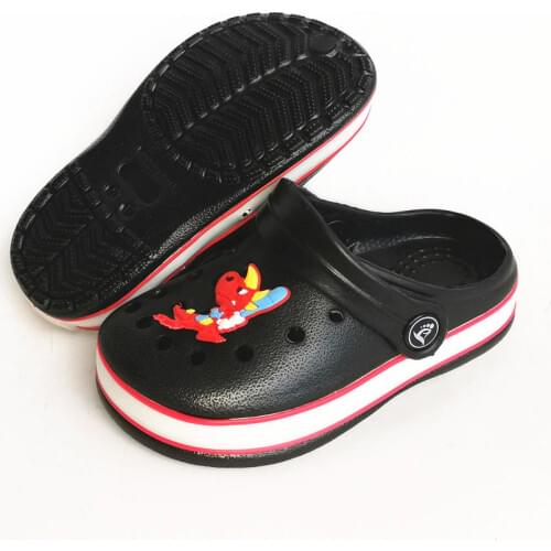 LTOLO KIDS BOYS NEON LED LIGHTS SUMMER MULES SANDALS CARTOON CLOGS CROC SLIPPER SHOES FOR BOY BABY SIZE EUR28 29 30 31 32 33