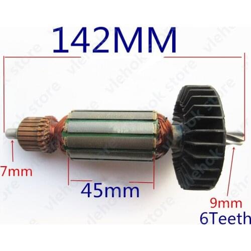6 Teeth Armature Motor Replace for MAKITA 517404-4 HR2410 HR2420 Engine Power Tool Accessories Electric tools part