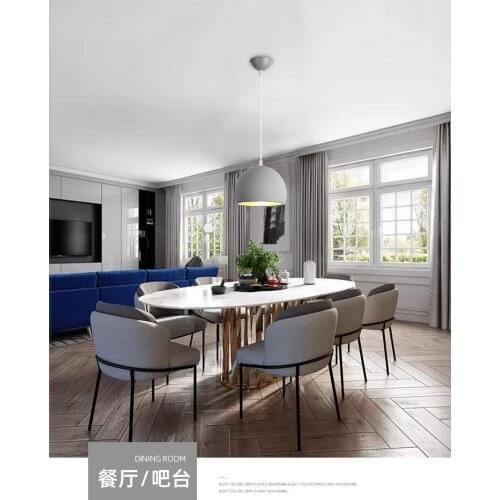 Modern Simple and Creative Restaurant Chandelier Single Head Industrial Wind Bar Table Milk Tea Shop Barber Shop Lampshade