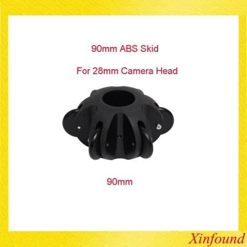 Pipe Camera 90mm ABS Skid For 28mm Pipe Camera Head Video Camera Head Protective Skid DIY Flexible Pipeline Camera Head Skid