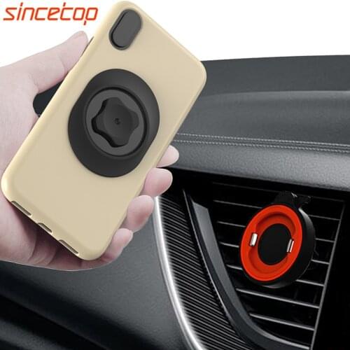 No Magnetic Car Phone Holder For iPhone In Car Air Vent Mount Universal Mobile Smartphone Stand Quick Mount Support Cell Holder