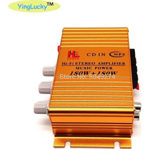 Yinglucky 1PCS Arcade Game 180W 12V 2 channels LED Mini HIFI Stereo Amplifier for Arcade JAMMA MAME Machine Cabinets