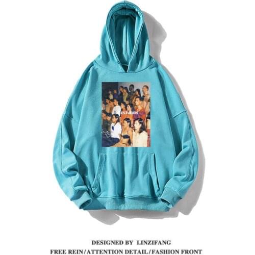 Printed People American Long Sleeved Pullovers Hoodies Women Sweatshirt Oversized Harajuku Clothe Y2k Graphic Hoodies Hoodie