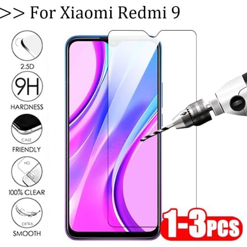 1-3Pcs Tempered Glass For Xiaomi Redmi 9 Screen Protector For Xiaomi Redmi 9A Protective Glass For Xiaomi Redmi 9C 8 8a glass
