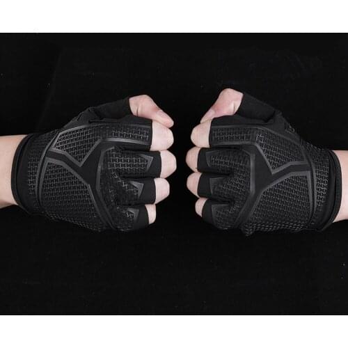 2021 NEW Shockproof Anti-slip Half-finger Cycling Gloves Men Womens Summer MTB Bike Bicycle Sports breathable Gloves XA113Q