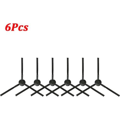 6Pcs Side Brushes for iLife chuwi for V7 V7S V7s Pro Plus Robot Vacuum Cleaner Replacement Parts Accessories 3-Armed Side Brush