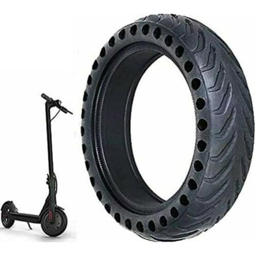 8.5 Inch Tyre Electric Scooter Honeycomb Shock Absorber Damping Black Tyre Durable Rubber Solid Tire For Xiaomi Mijia Scooter
