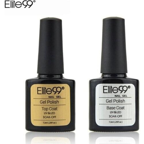 Elite99 7.3ML Base Top Coat UV Gel Nail Polish 10ml Soak Off Long Lasting Primer Lacquer Nail Manicure Vernis Semi Permanent