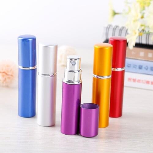 5ml Portable Mini Travel Perfume Bottle Spray Bottle Scent Case Atomizer For Spray Empty Cosmetic Containers Refillable Bottles